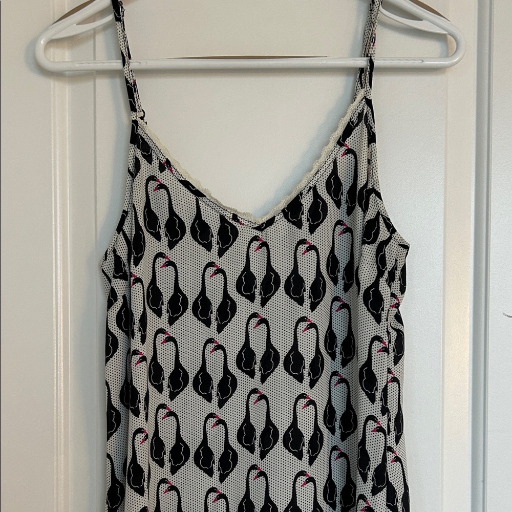 Fun goose print tank